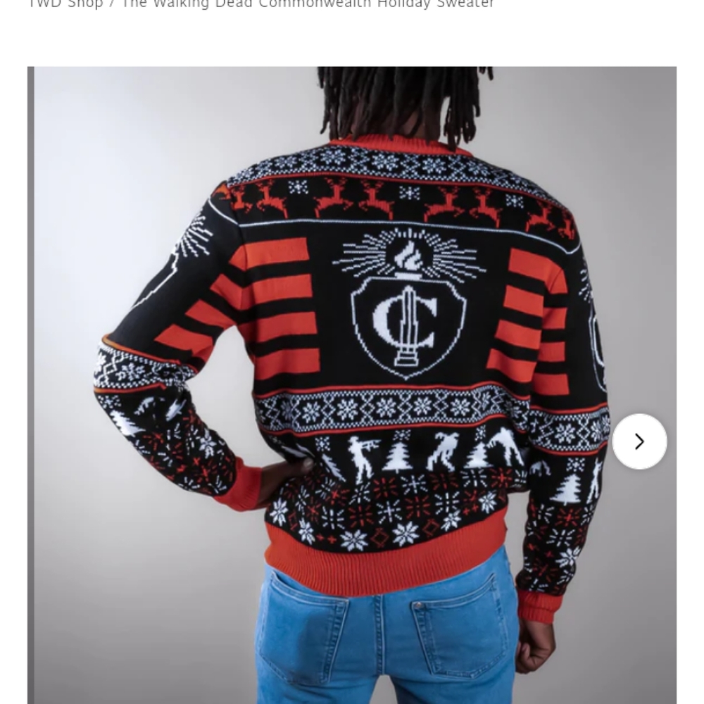 The Walking Dead Commonwealth Holiday Sweater - Picture 5 of 8